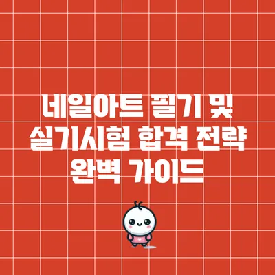 네일아트 필기 및 실기시험 합격 전략 완벽 가이드